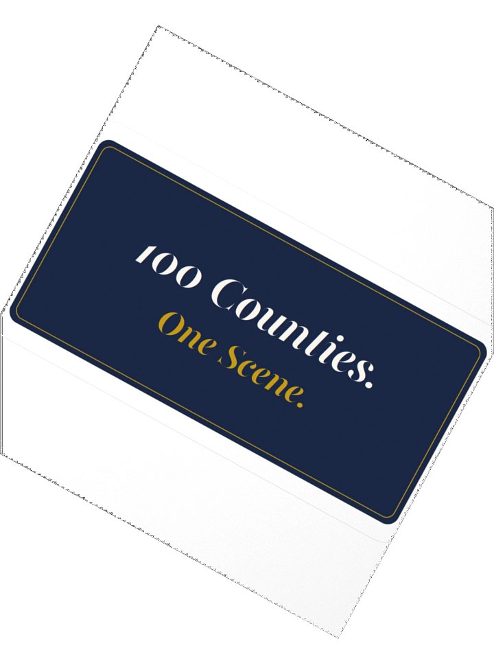 100 Counties. One Scene. Sticker product image (2)