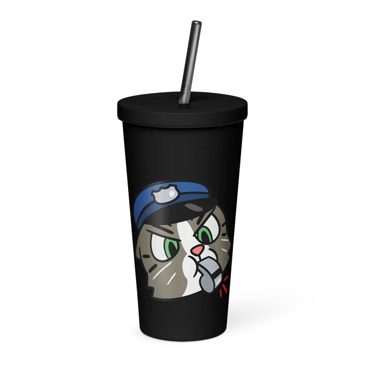 Officer Kitty Cat Tumbler product image (1)