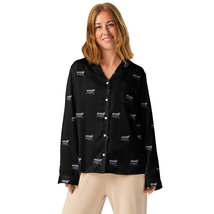 Team K (V-2) Women's Long Sleeve Pajama Top product image (1)