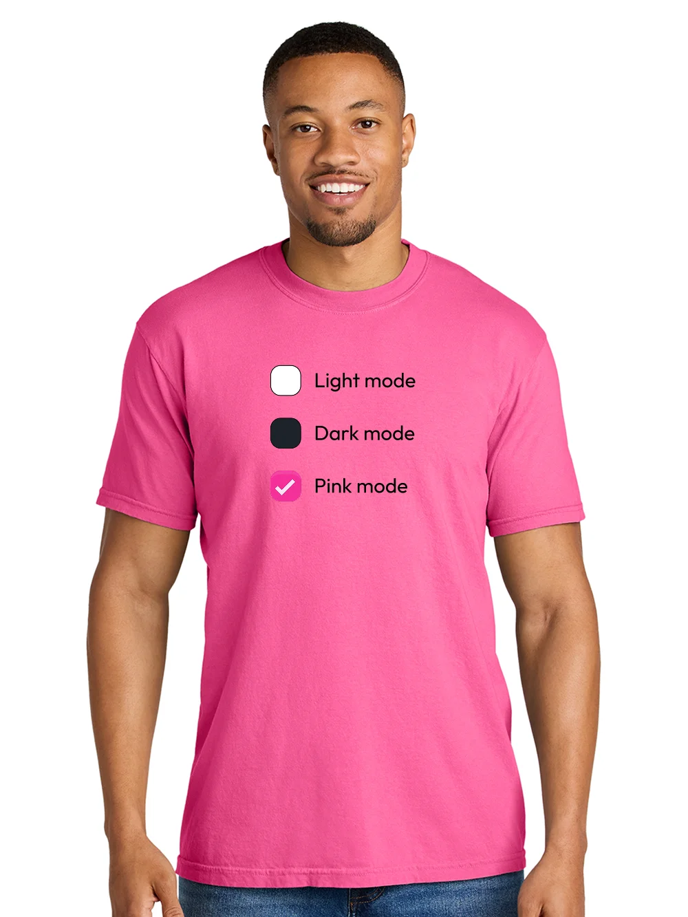 pink mode t-shirt product image (1)