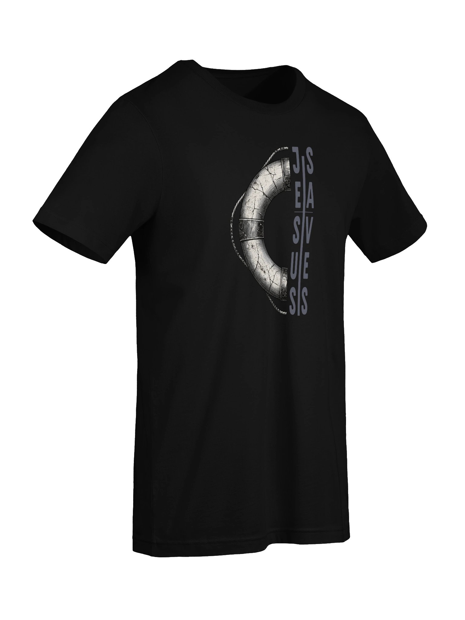 Jesus Saves – Lifesaver Cross Tee product image (72)