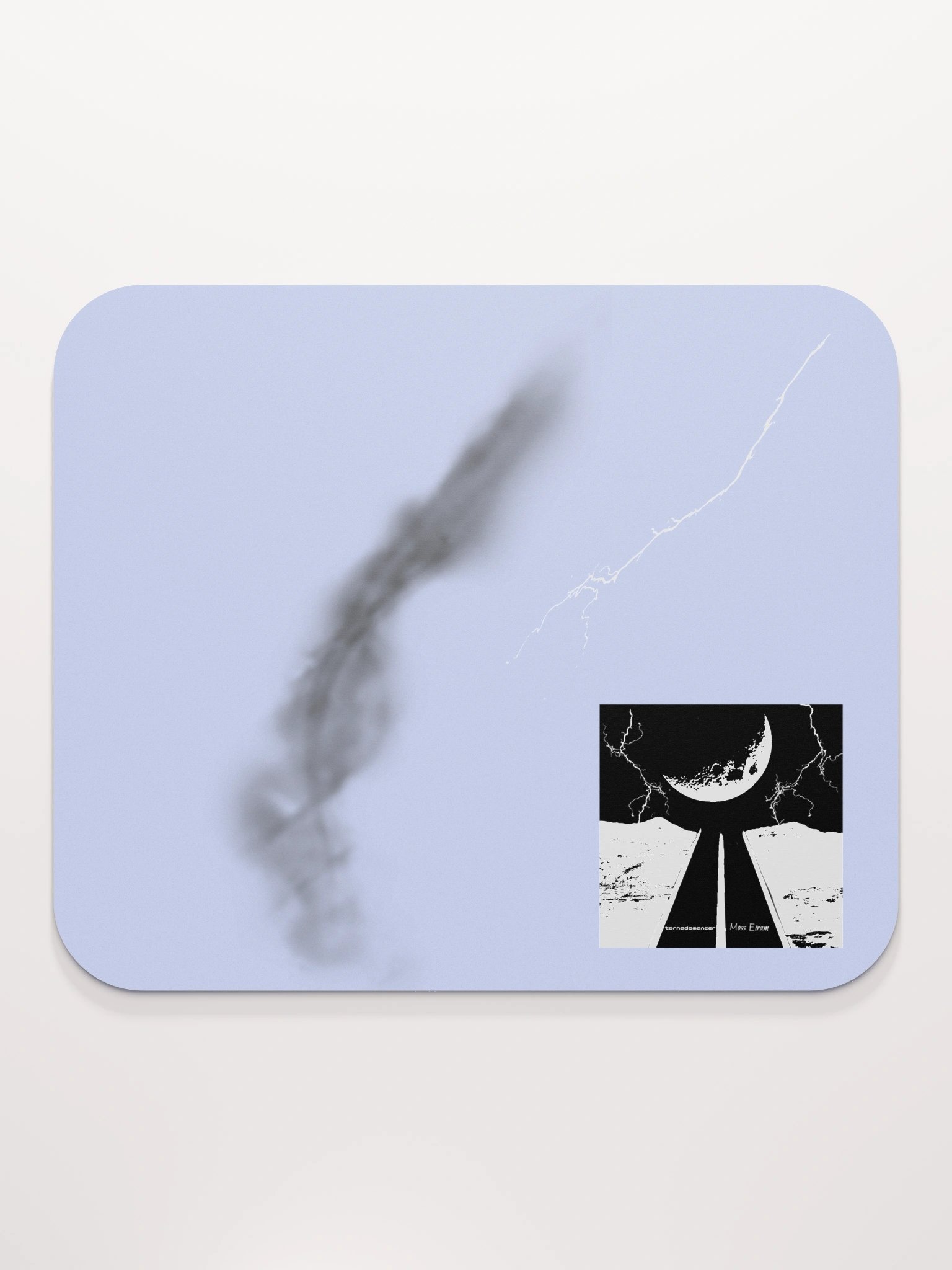 Tornadomancer Mouse Pad (Black & White Logo) product image (2)