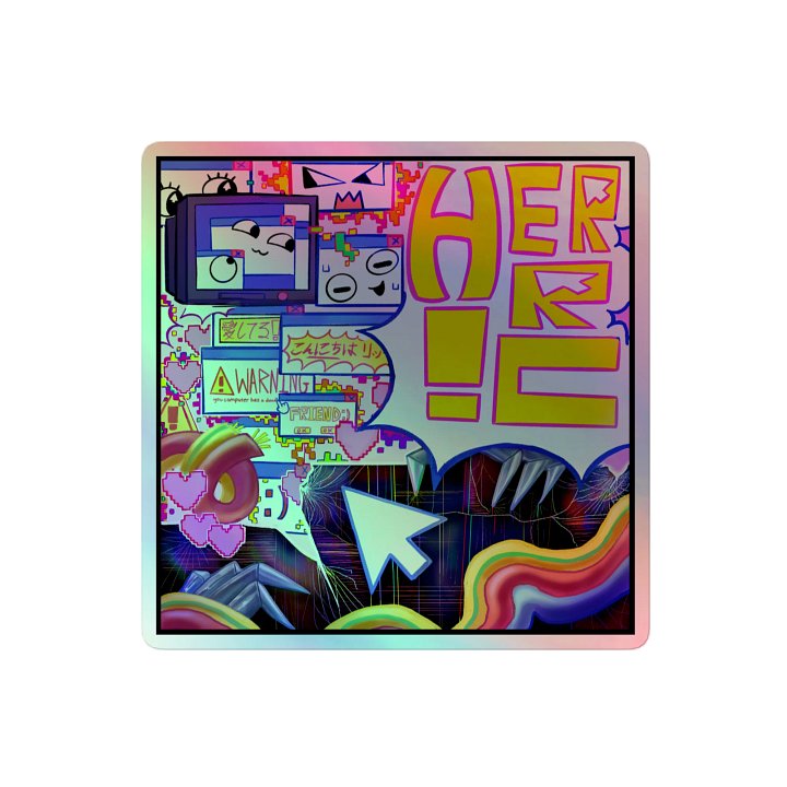 Herric Overload Holographic Sticker product image (2)