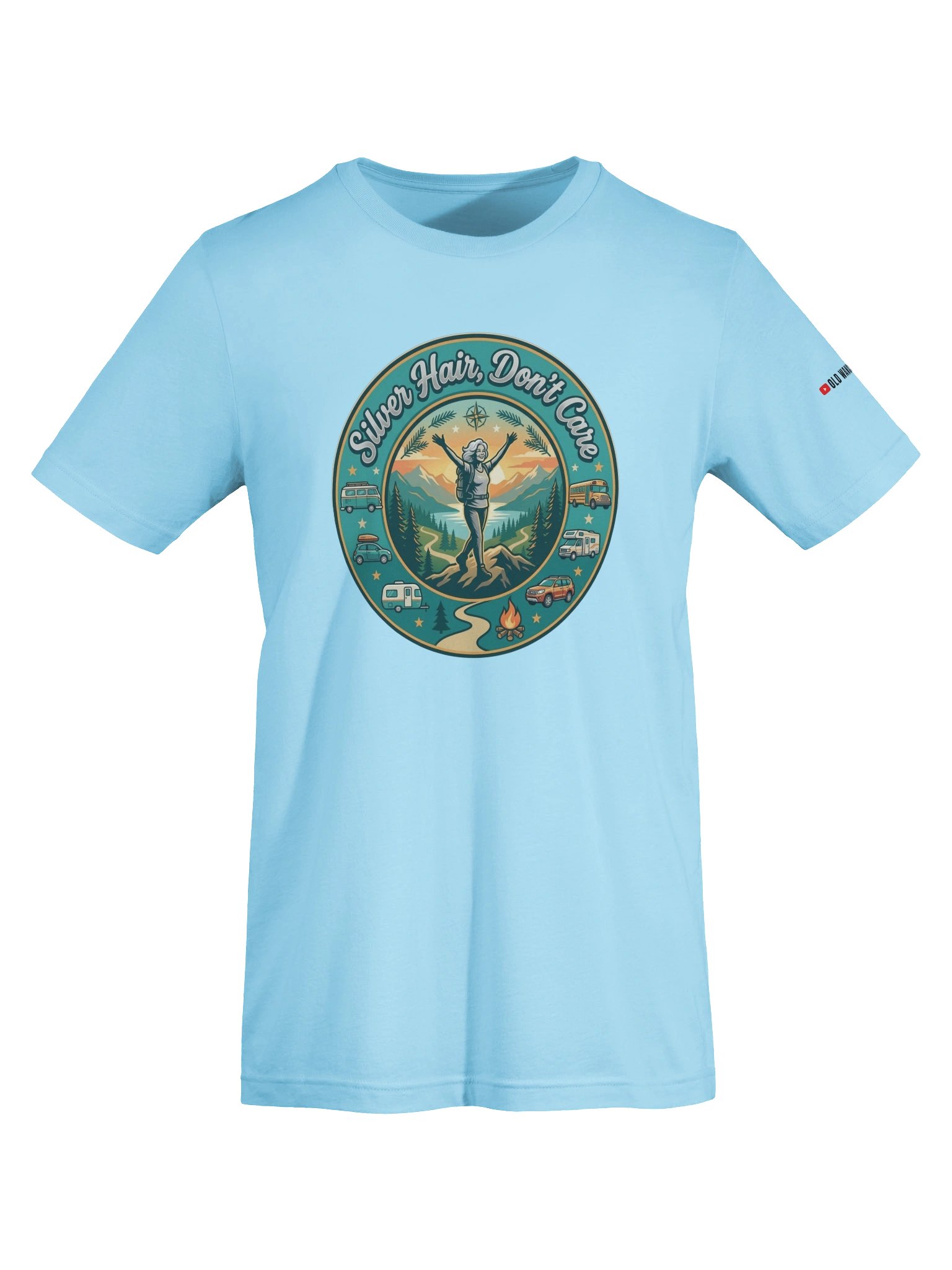 Silver Hair, Don’t Care Rig Tour Women's Casual Tee product image (7)