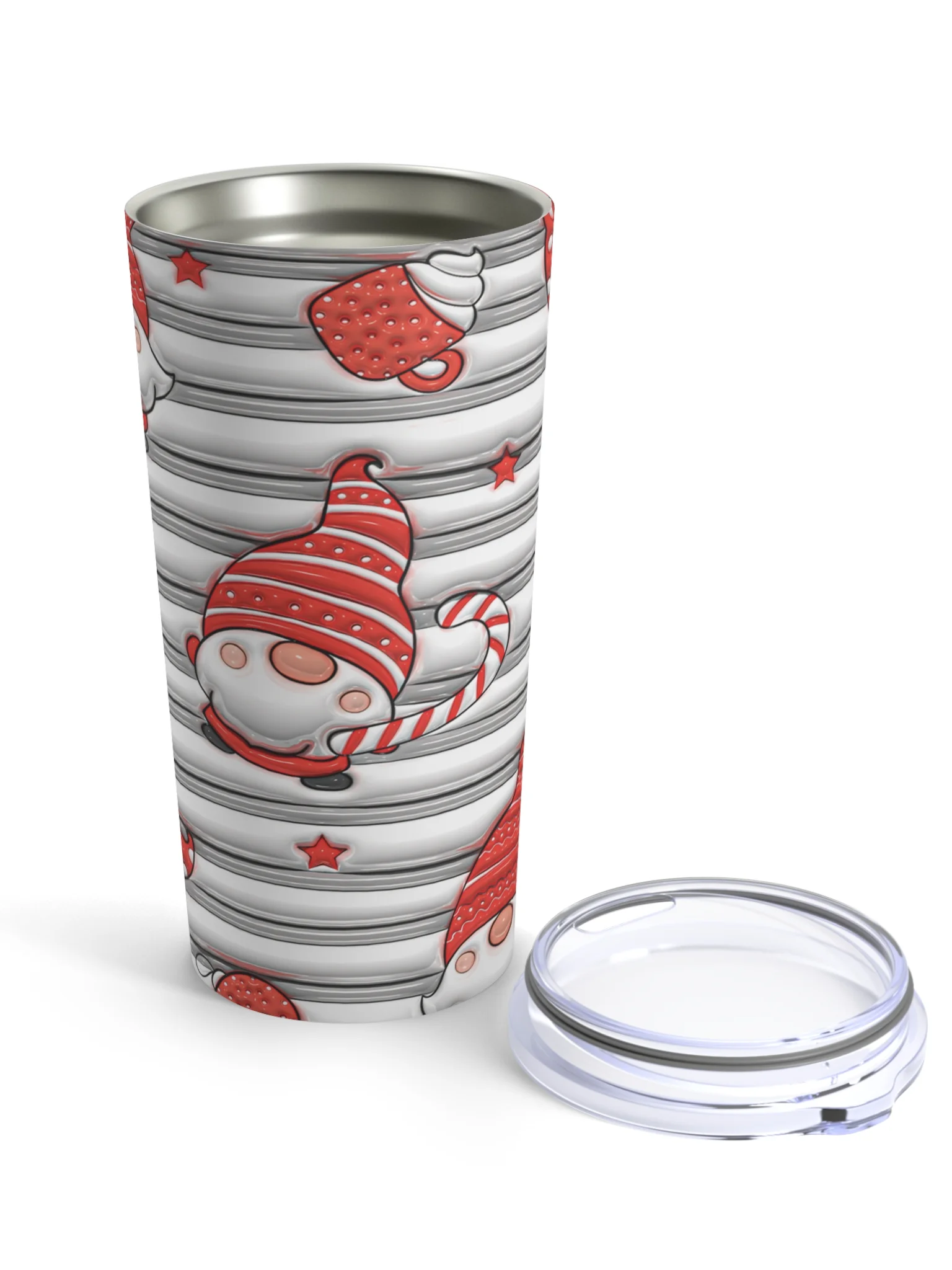 Festive Gnome Stainless Steel Tumbler product image (6)