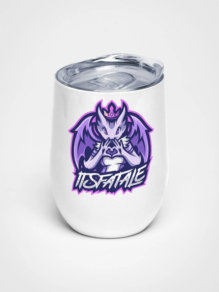 itsFatale Purple Logo Wine Tumbler product image (1)
