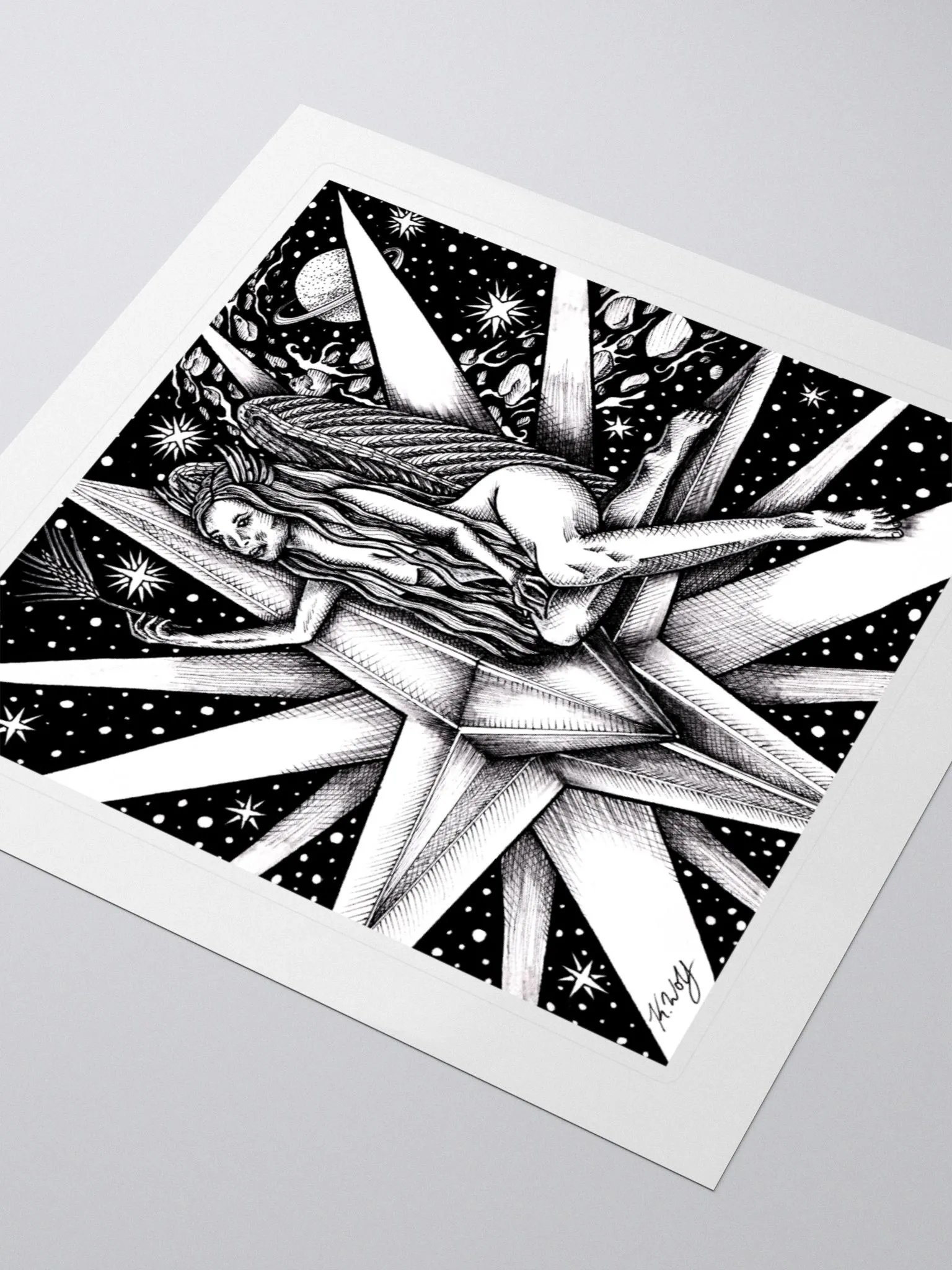 Virgo Zodiac Kiss Cut Stickers product image (3)