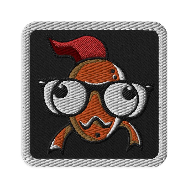 FEESH Logo Square Patch [white border] product image (1)