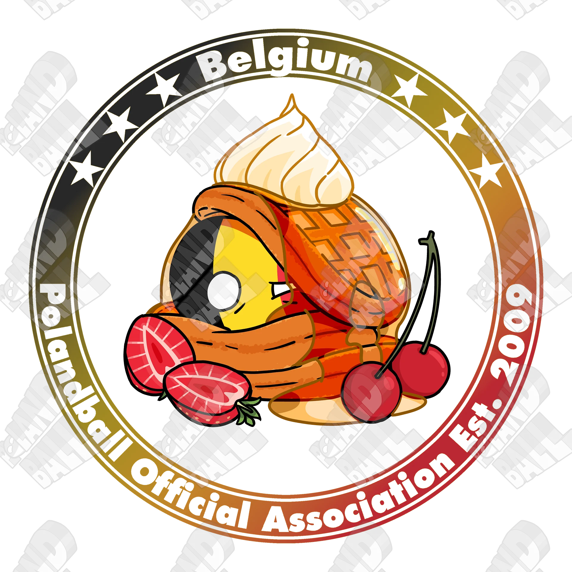 Polandball Official Association T-shirt - Belgium product image (4)
