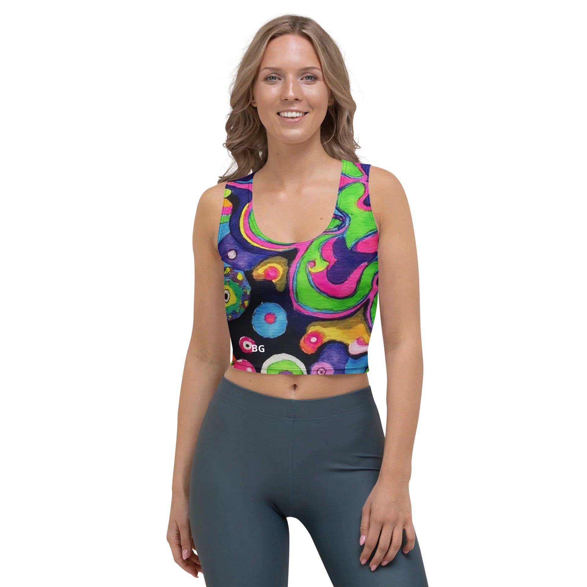 Barry Grady Psychedelic Crop Top product image (1)