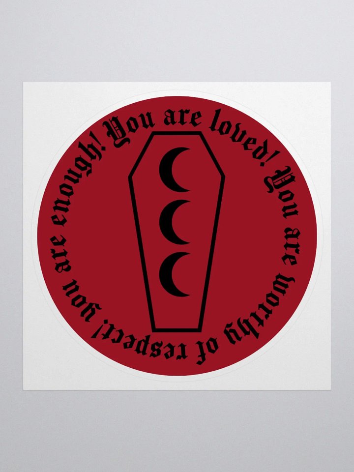 Cozy Coffin Club Sticker product image (2)