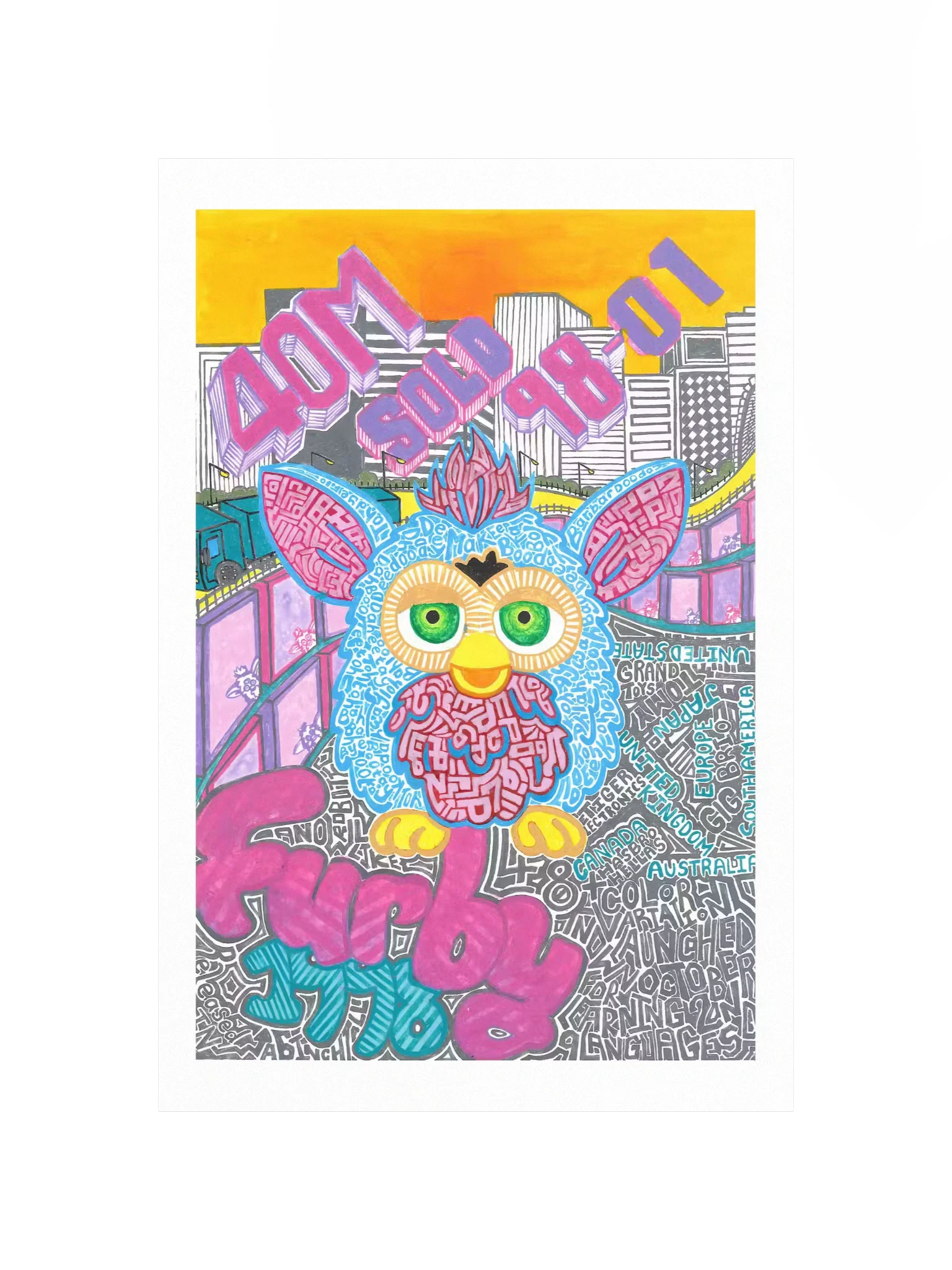 Furby Madness (Matte Poster Print) product image (4)