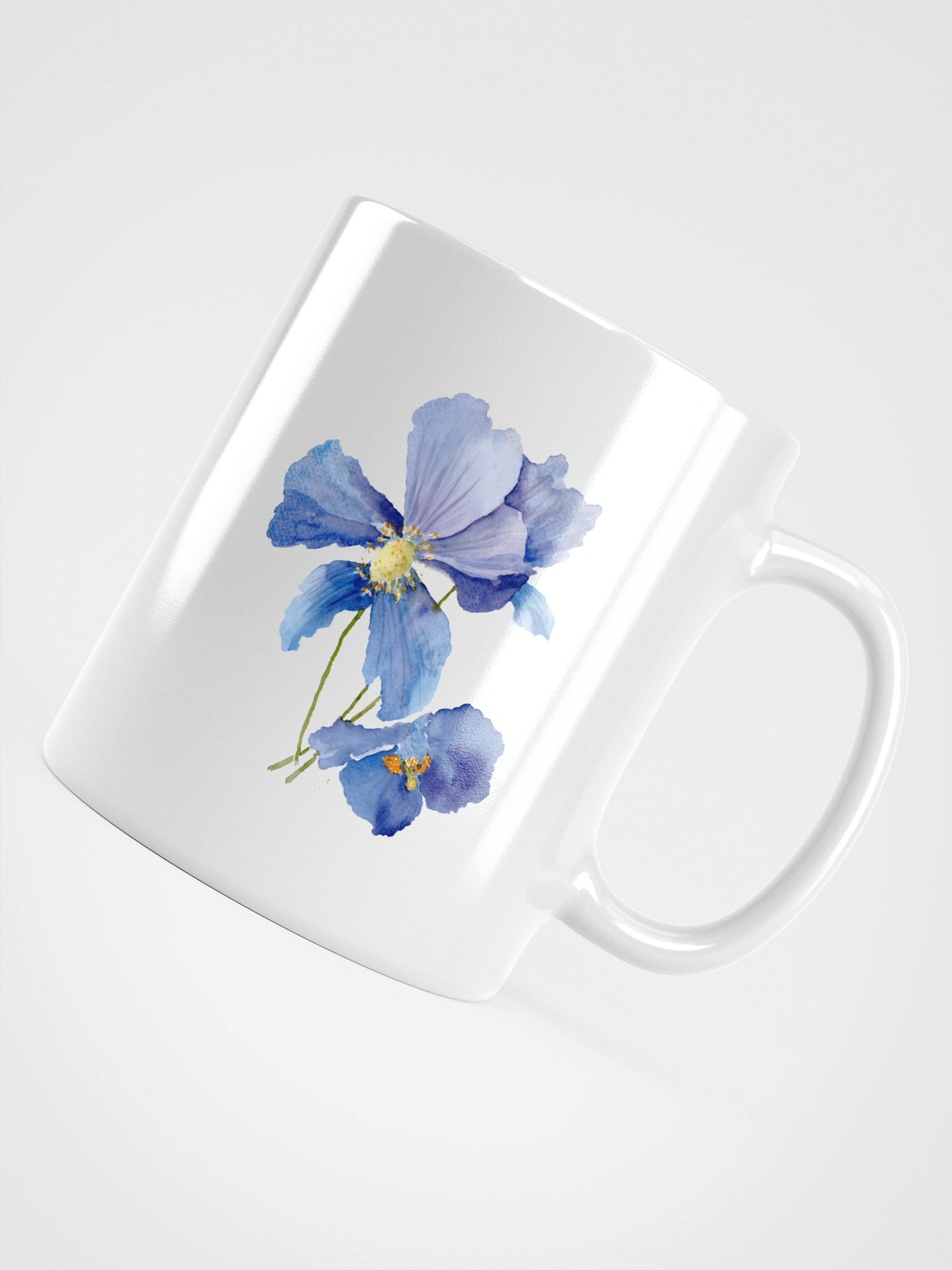 Blue Meconopsis Delight Mug product image (4)