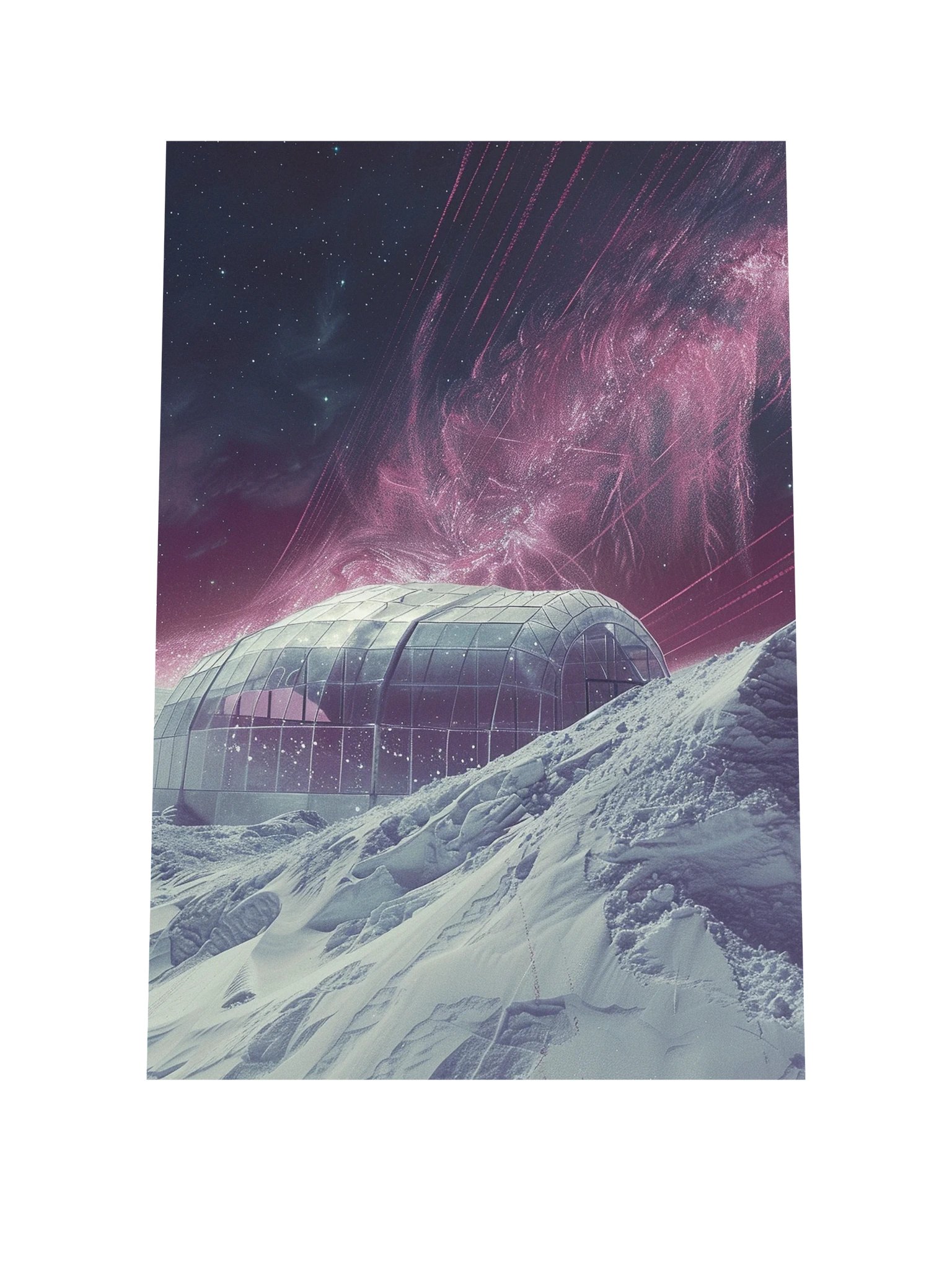 Muted Blue Greenhouse Module Poster product image (9)