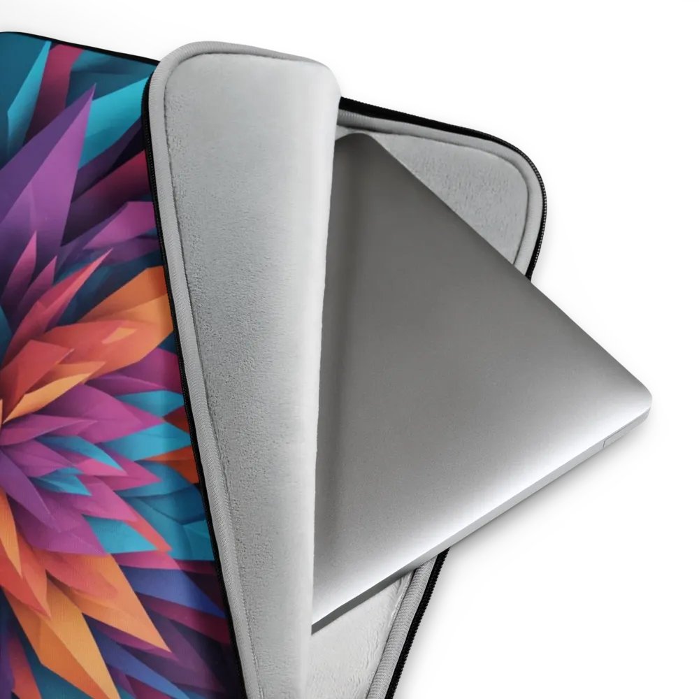 Floral Geometry Laptop Sleeve product image (4)