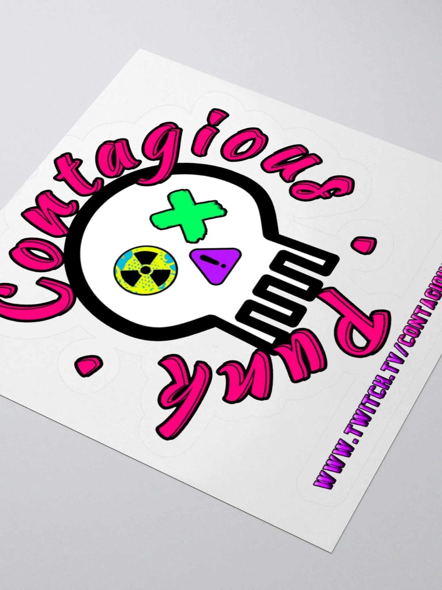 Contagious_Punk Logo Sticker product image (8)