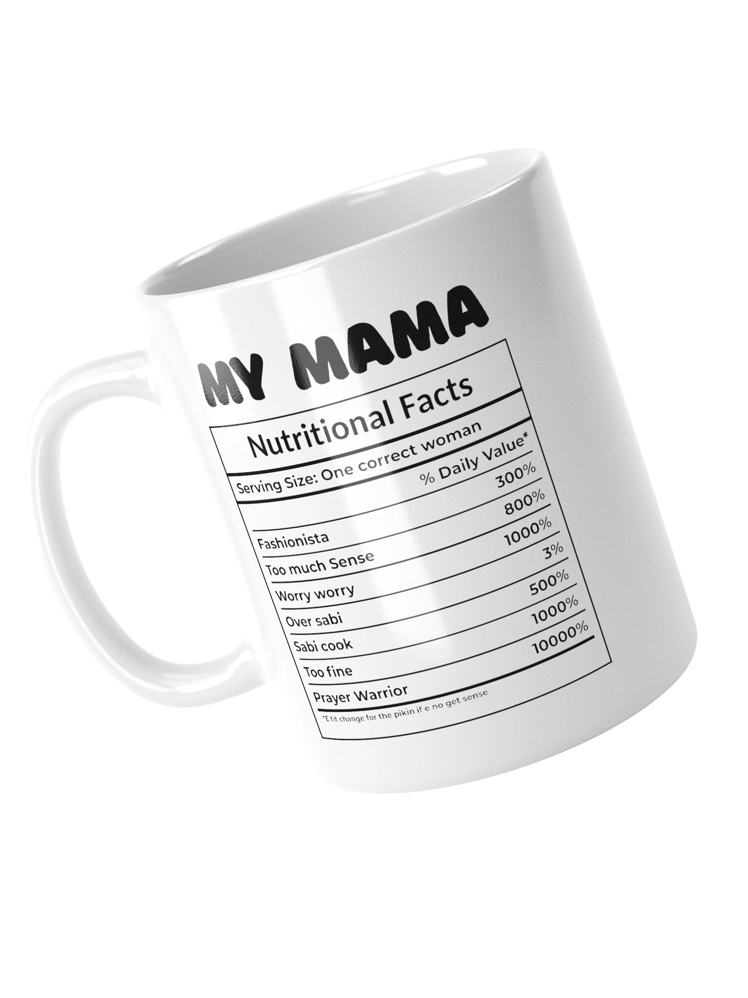 My Mama - nutritional facts product image (3)