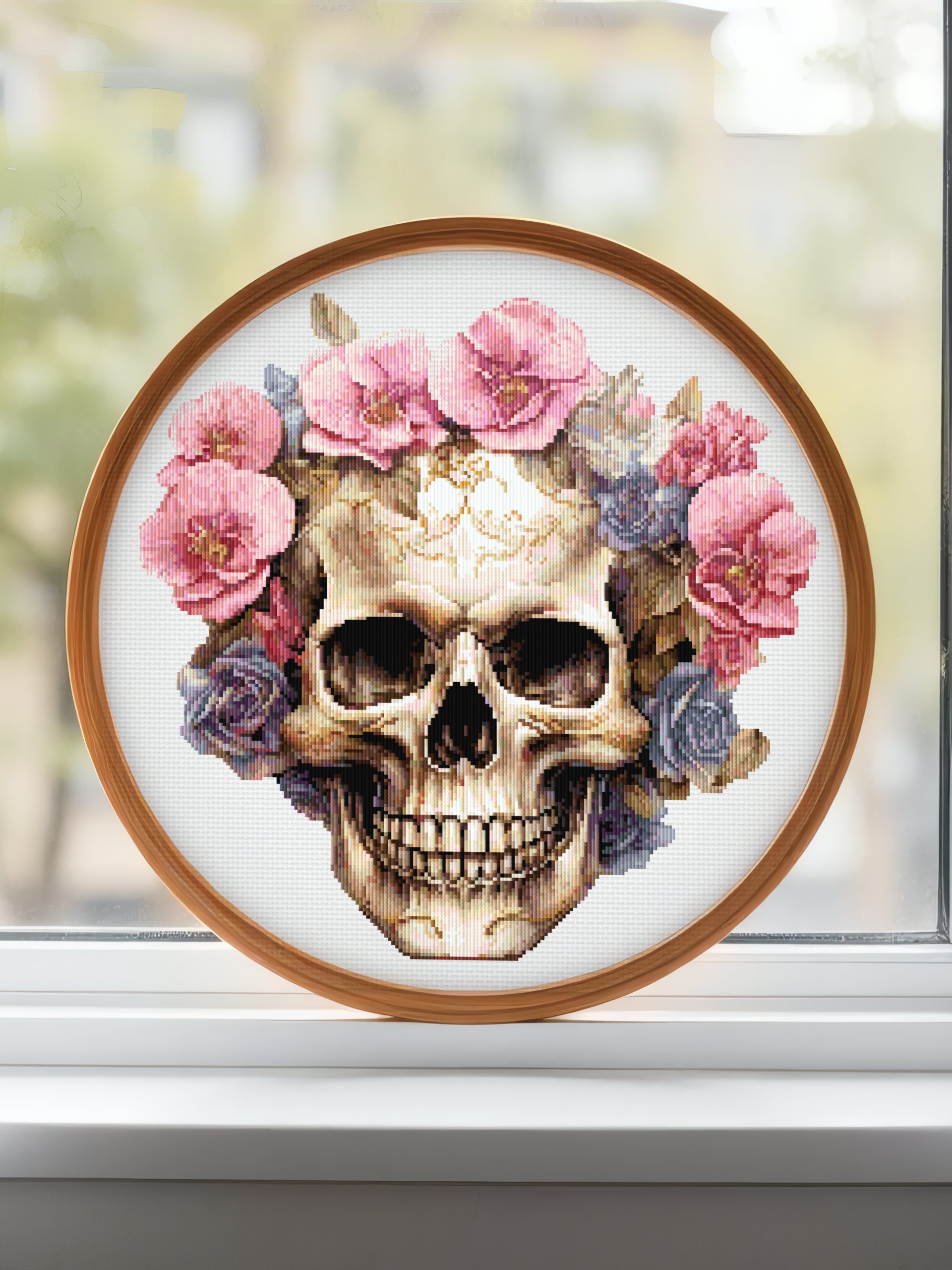 Bloom & Bones Cross Stitch Pattern product image (5)