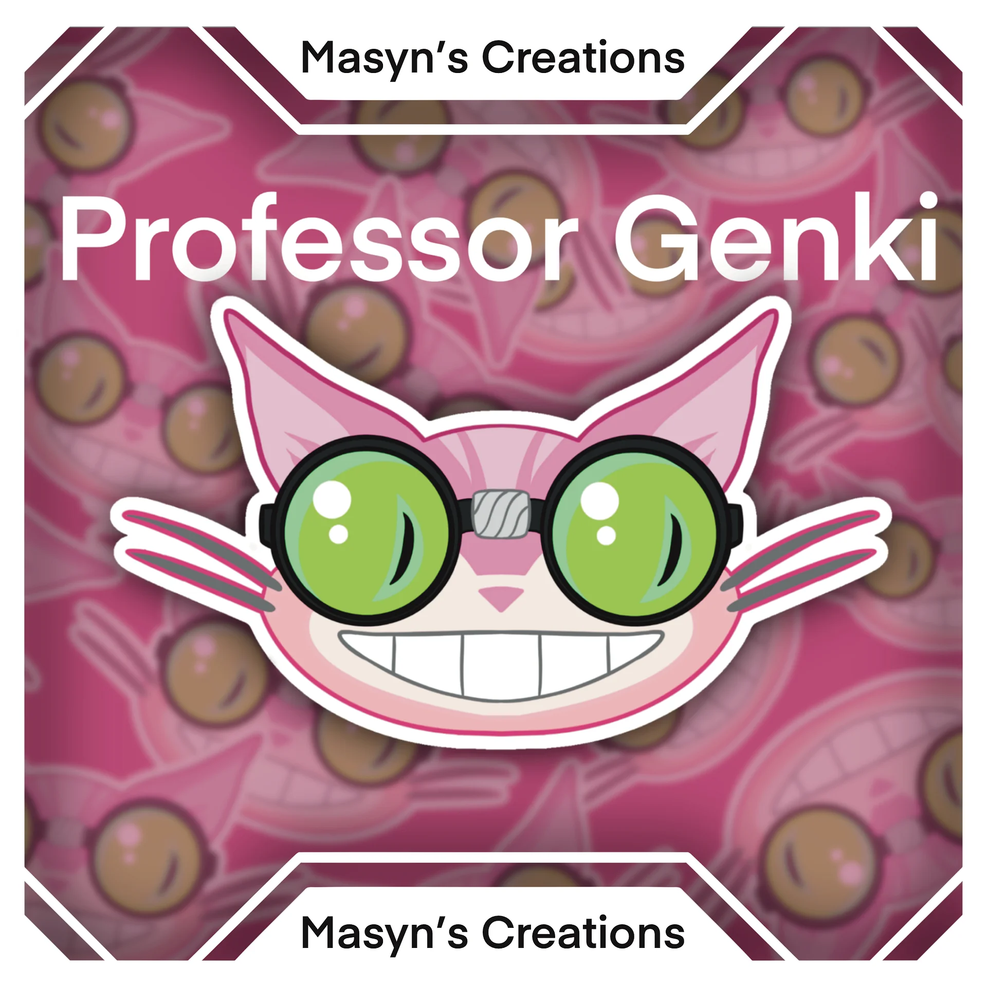 Professor Genki Sticker product image (1)