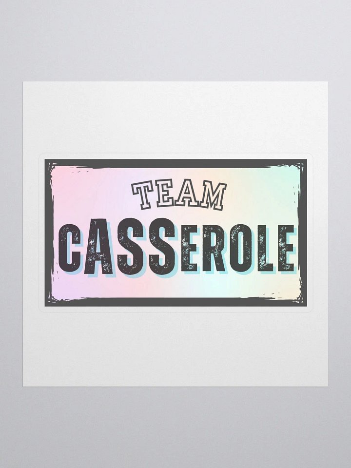 Casserole Vinyl Sticker product image (1)