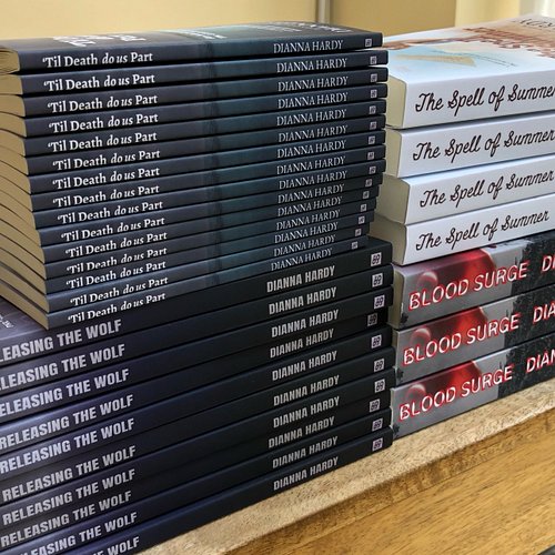 I can’t give away which book events I’ll be at for the next two years yet, but look out for me in Hampshire, Surrey, Dorset, ...