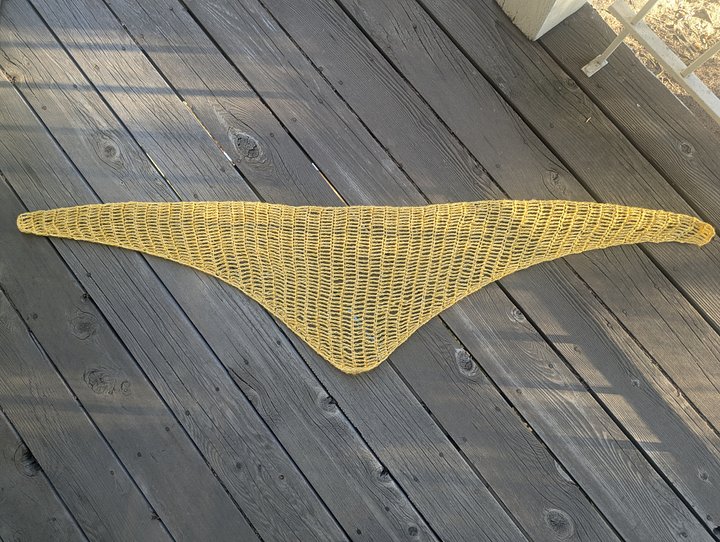 String Along Shawl - Yellow product image (1)