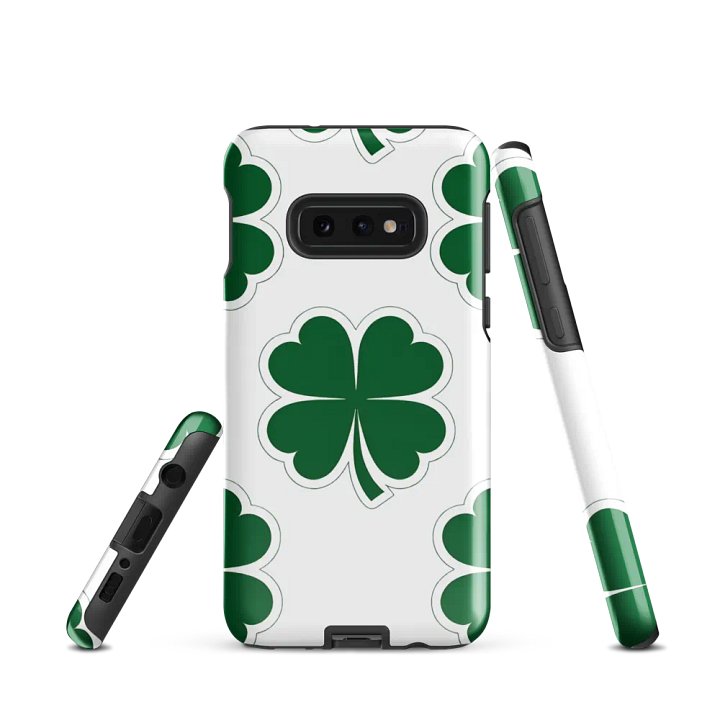 Lucky Clover Grid Samsung® Tough Case product image (1)