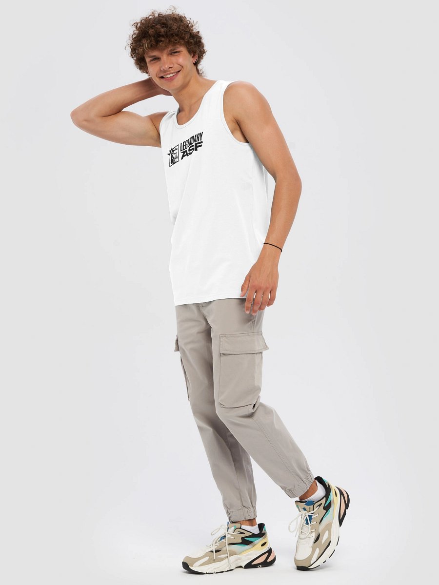 LAF Tank Top Men's Premium Cotton (White) product image (5)