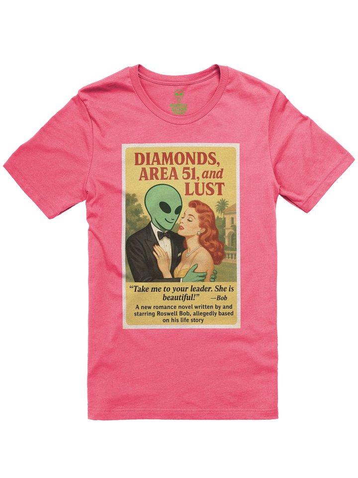 Area 51 Romance Novel Roswell Aliens 1950's Retro Concert Tee Fit Unisex T-Shirt product image (37)
