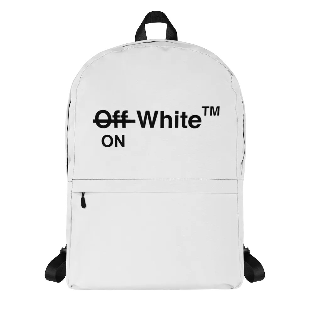 On White Backpack product image (1)
