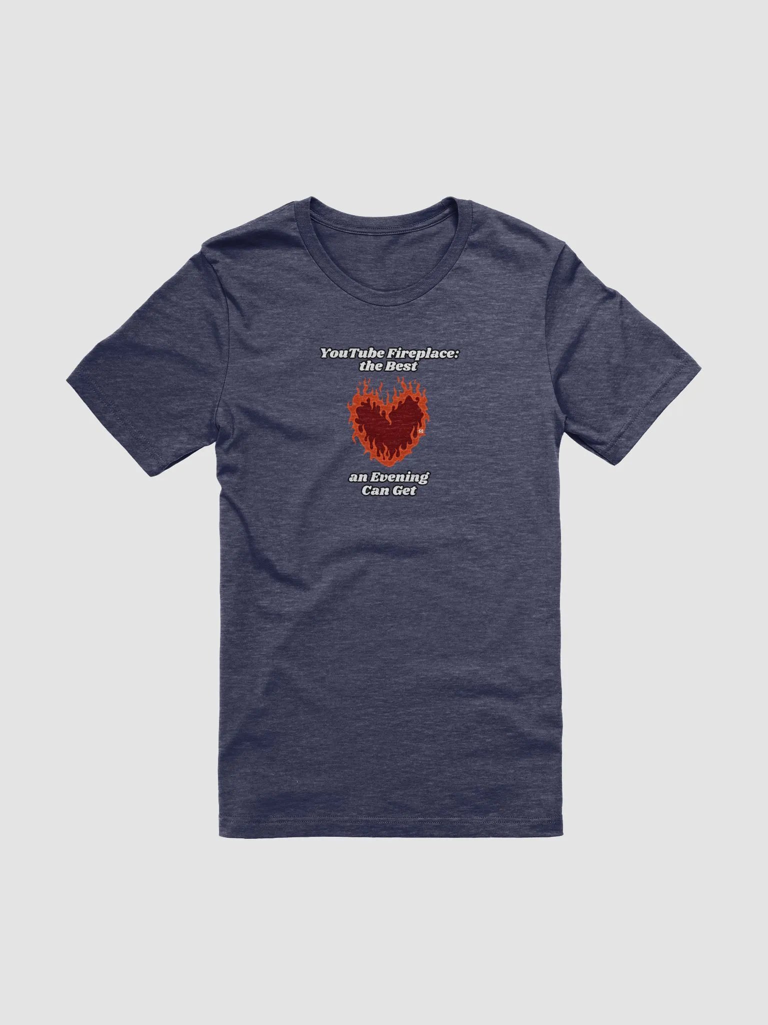 Flaming Heart - YouTube Fireplace: The Best an Evening Can Get | Tee product image (31)