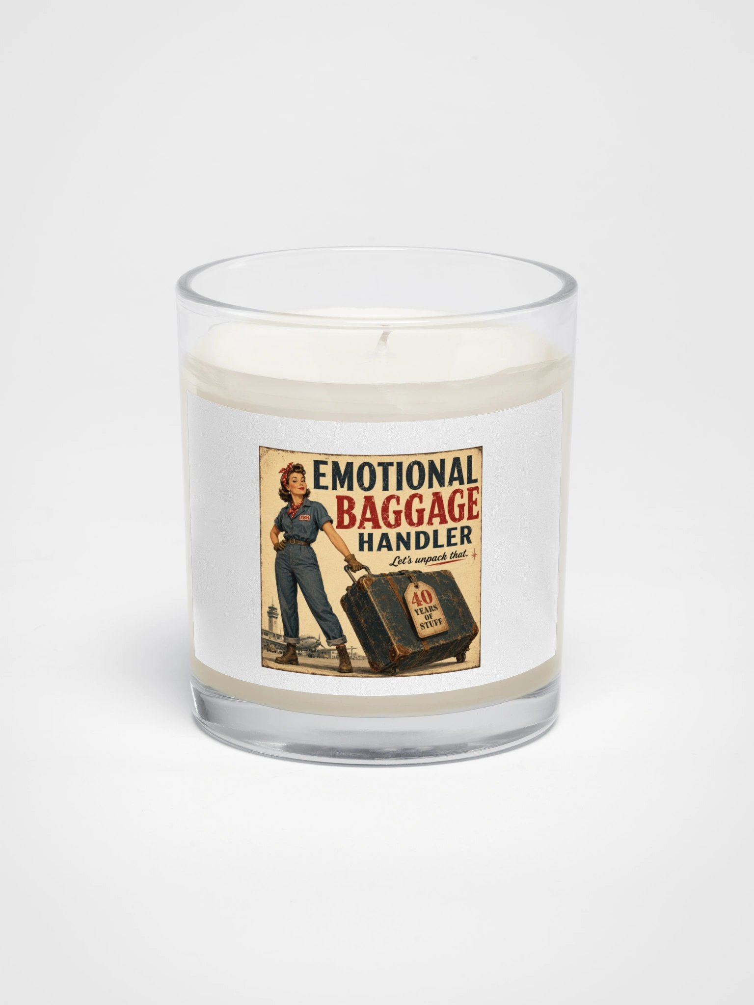 Let's Unpack That | Emotional Baggage Handler Soy Candle product image (1)