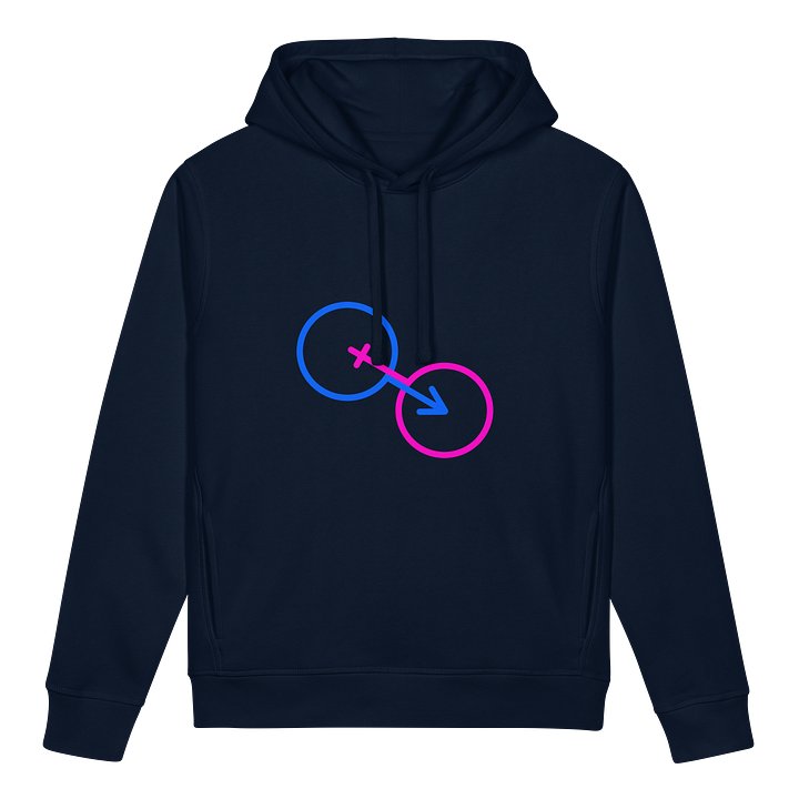 Eco-Friendly Natural Genders Connected Symbols Hoodie product image (1)
