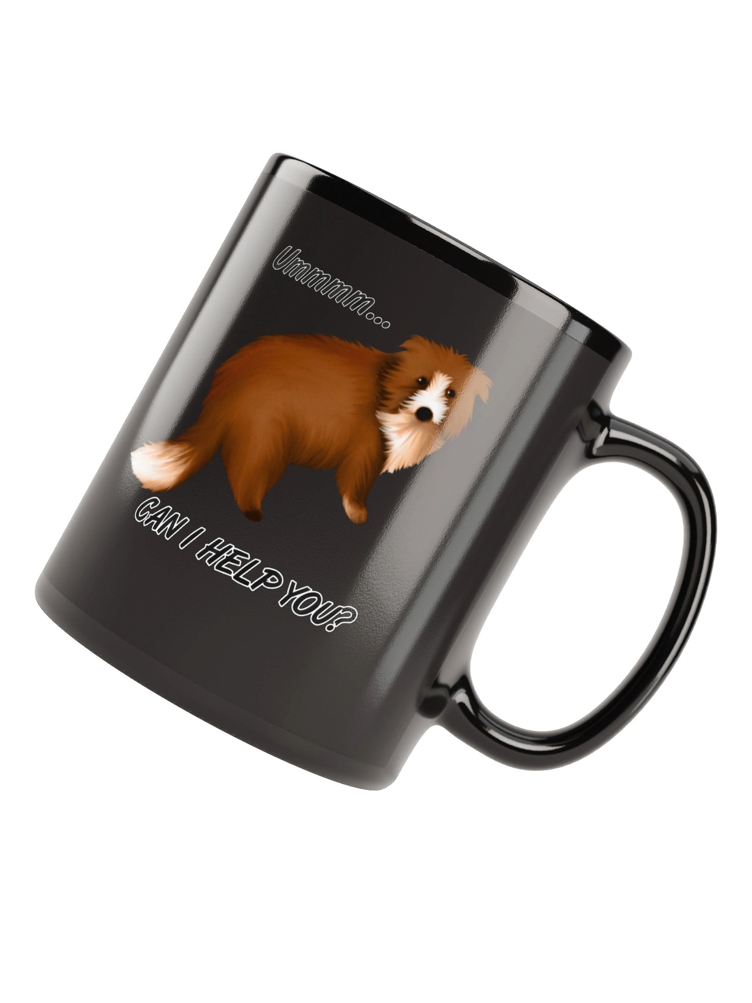 Black Glossy Mug product image (12)