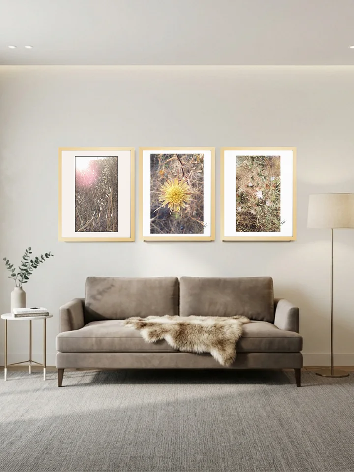 White Bloom Guardians – Fine Art Matte Poster product image (1)