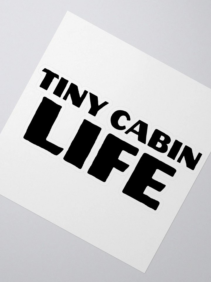 Tiny Cabin Life Sticker product image (2)