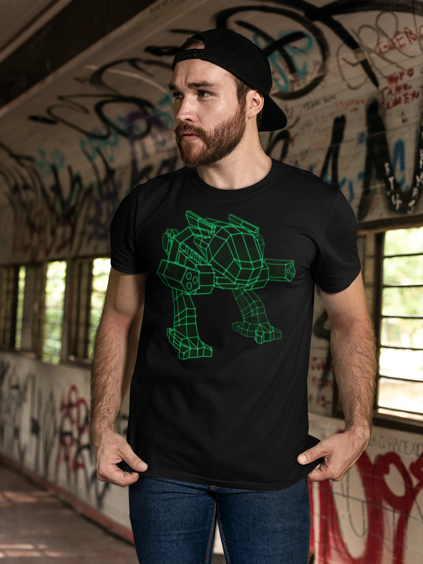 Gamer Shirt Mecha Retro Robot Sci Fi Video Game product image (20)