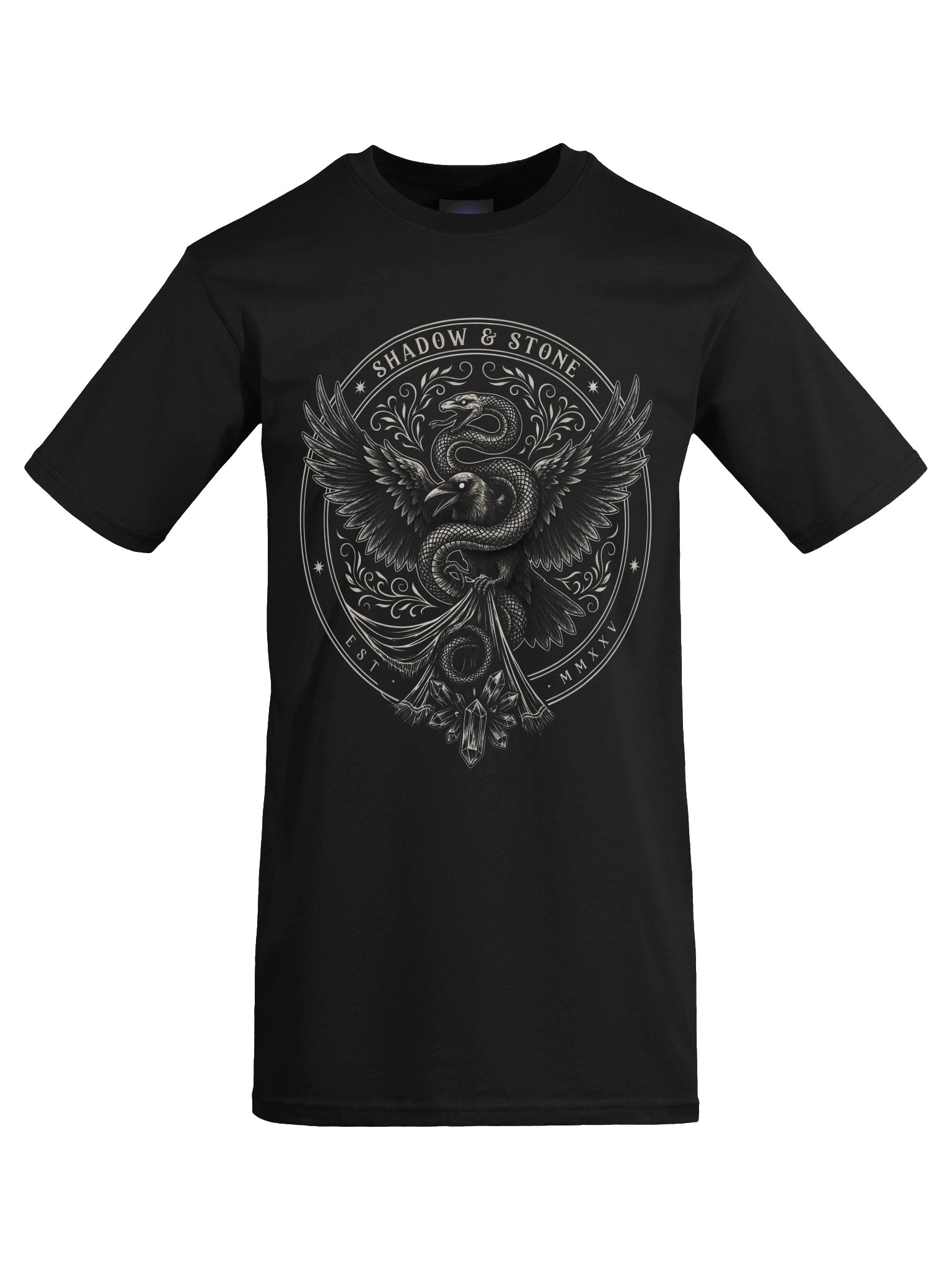 The Nocturnal Pact // Serpent & Raven Heavyweight Tee product image (7)