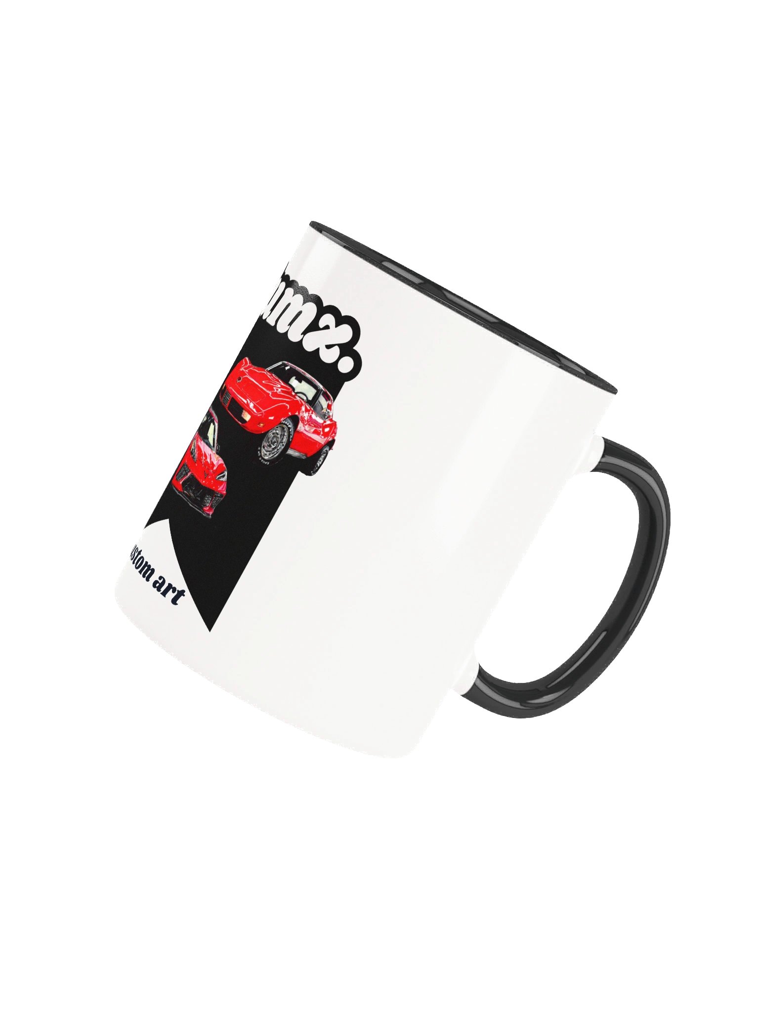GUMZ. Chevron Red Car Ceramic Mug product image (4)