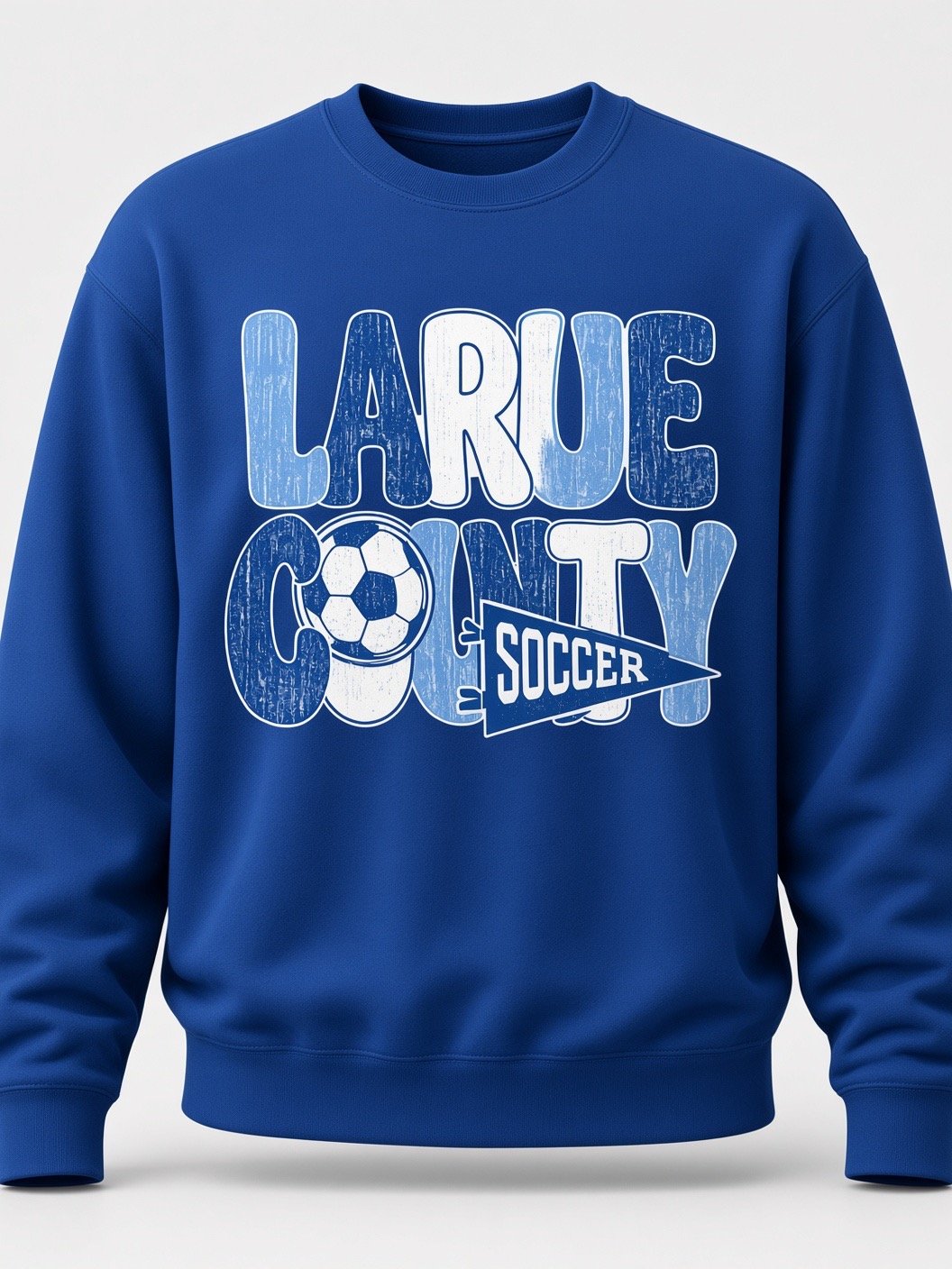 Soccer Bubble Letters Comfort Colors sweatshirt product image (1)
