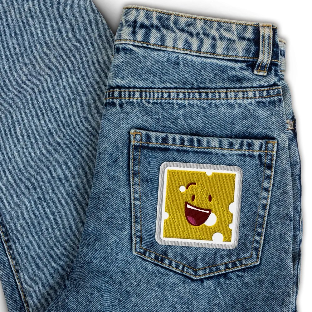 Cheese Slice Embroidered Patch product image (3)