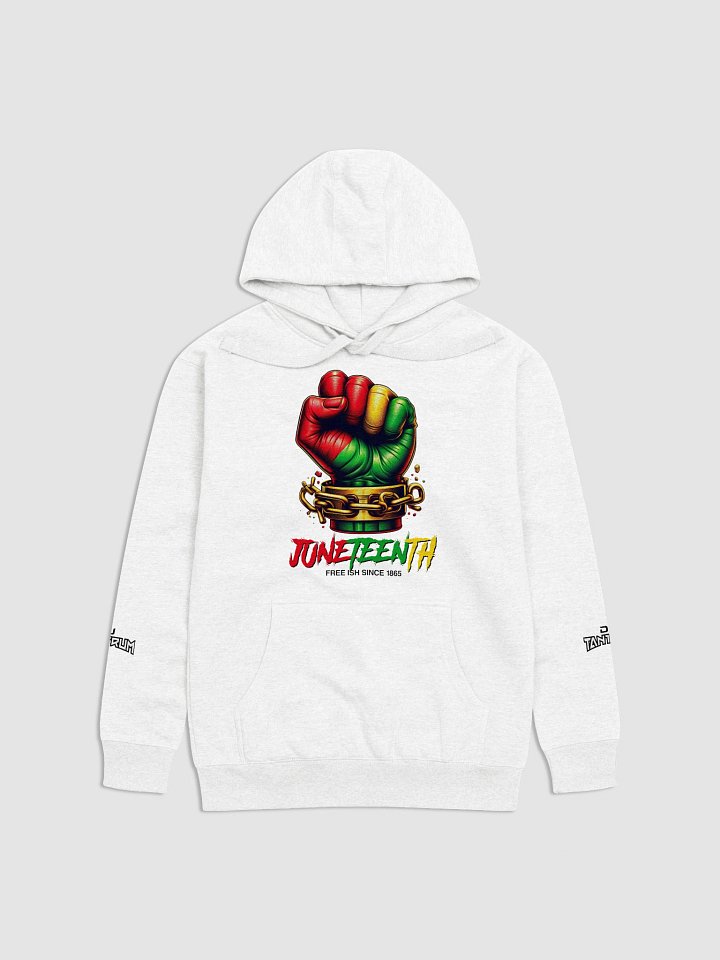 Premium Juneteenth Hoodie (Unisex) - TeamRed/DustyRose/CarbonGrey/Bone/White product image (13)