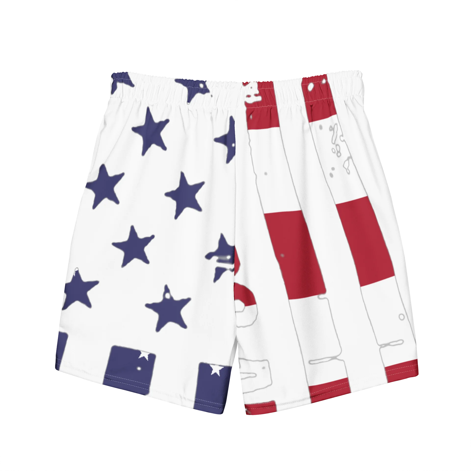 Abstract Stars & Stripes Swim Trunks product image (7)