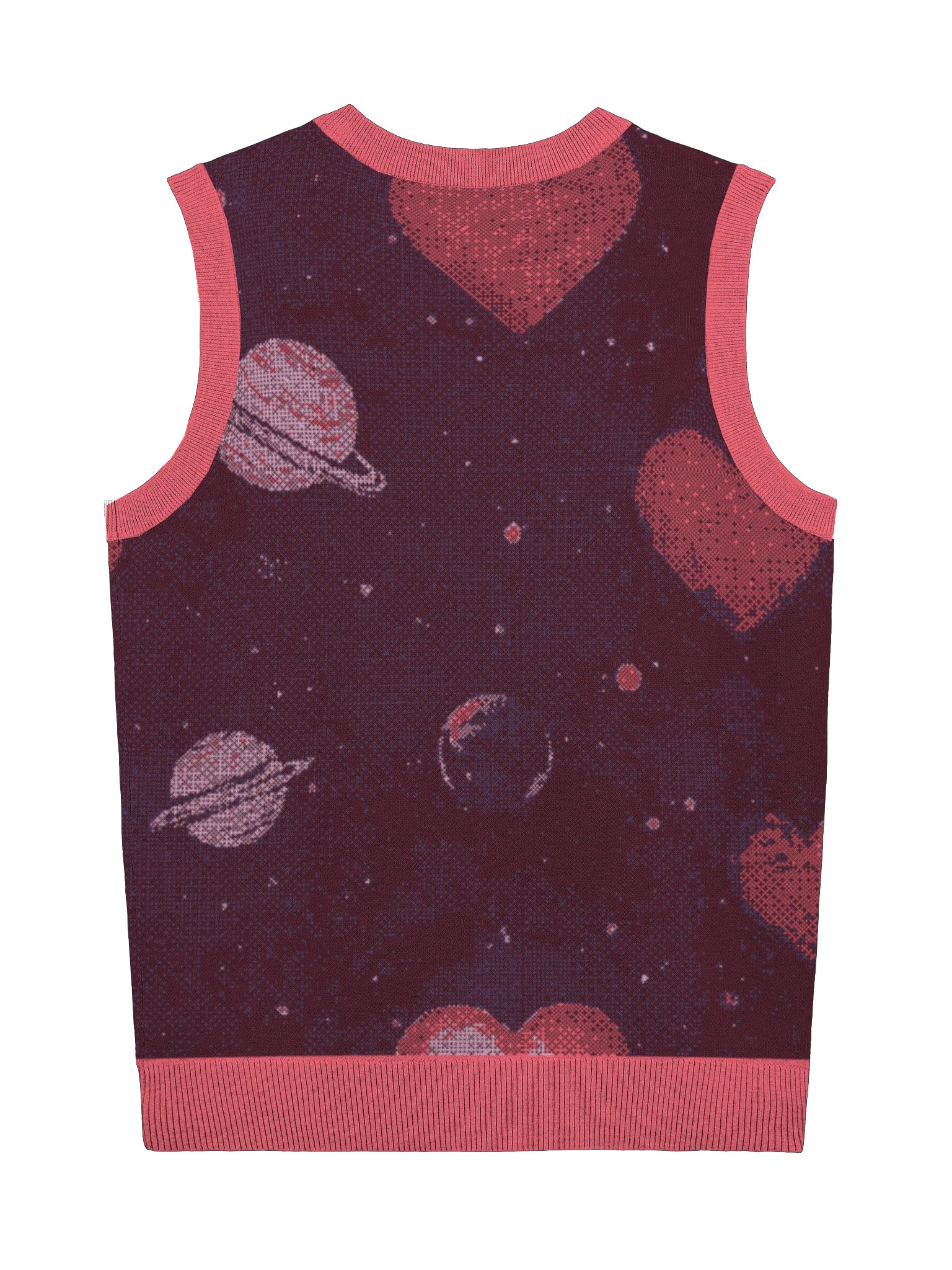 Customizable Jacquard V-Neck Vest product image (6)