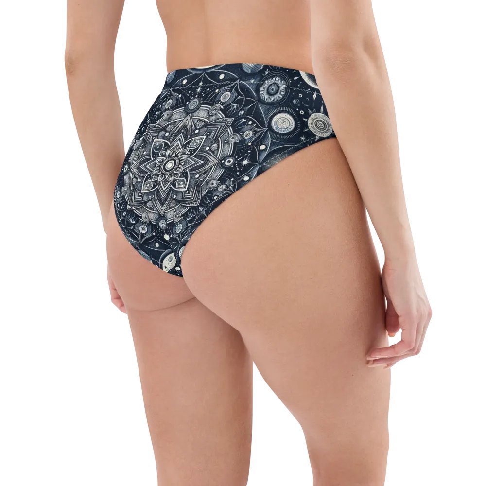 All-Over Print Recycled High Waisted Bikini Bottom product image (2)