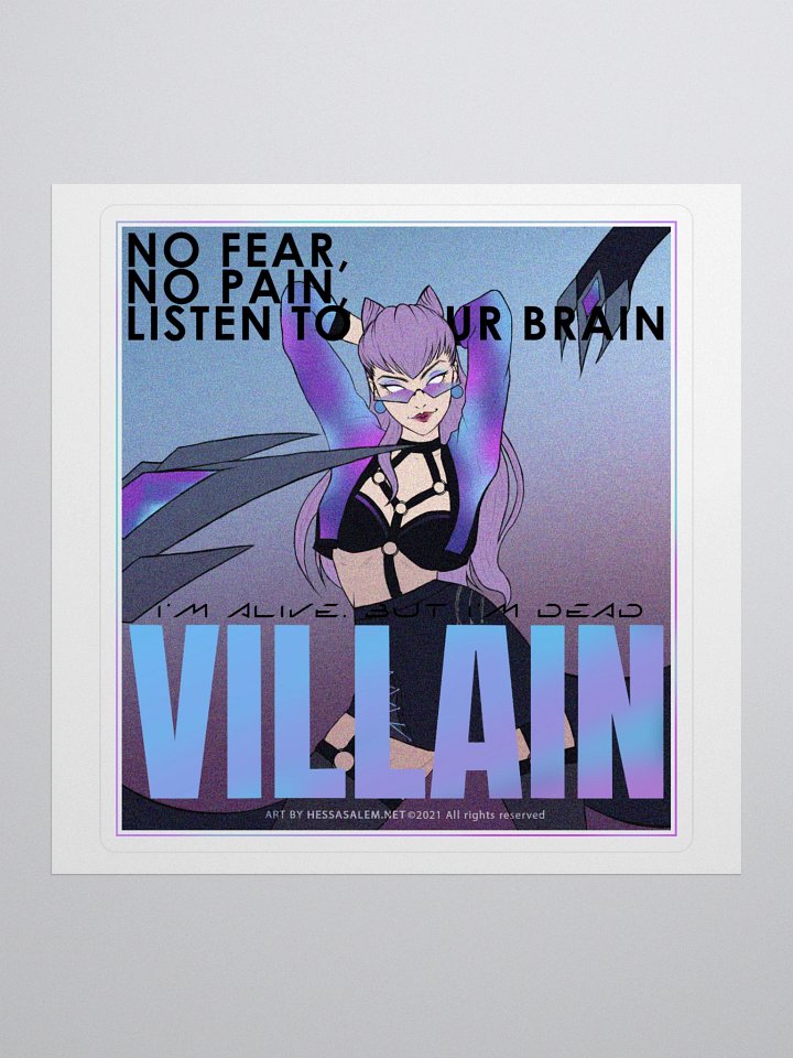 Villain // Sticker product image (1)