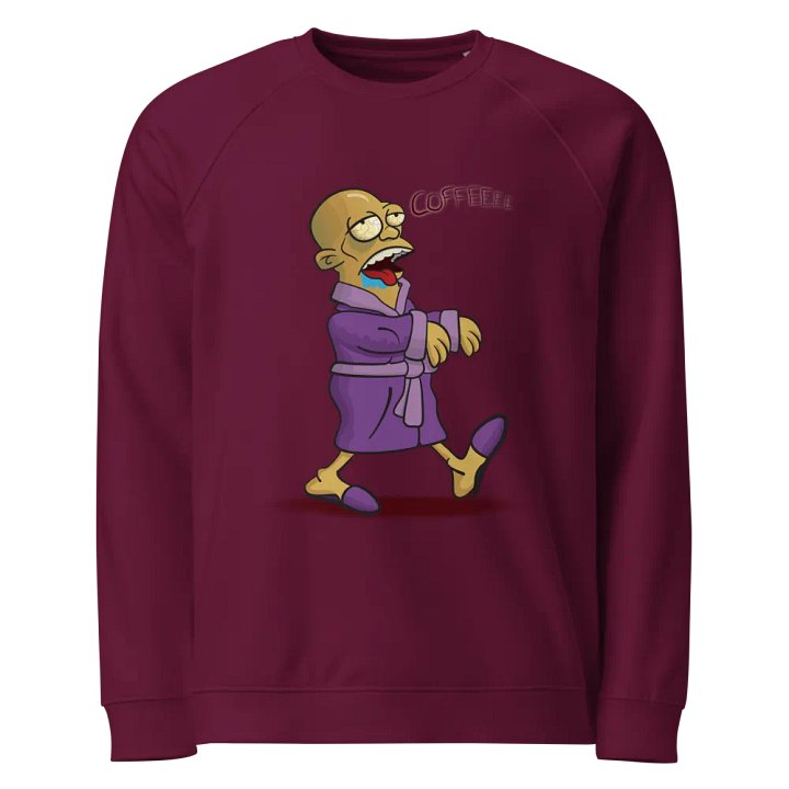 Zombie Coffee Urgency Organic Sweatshirt product image (1)