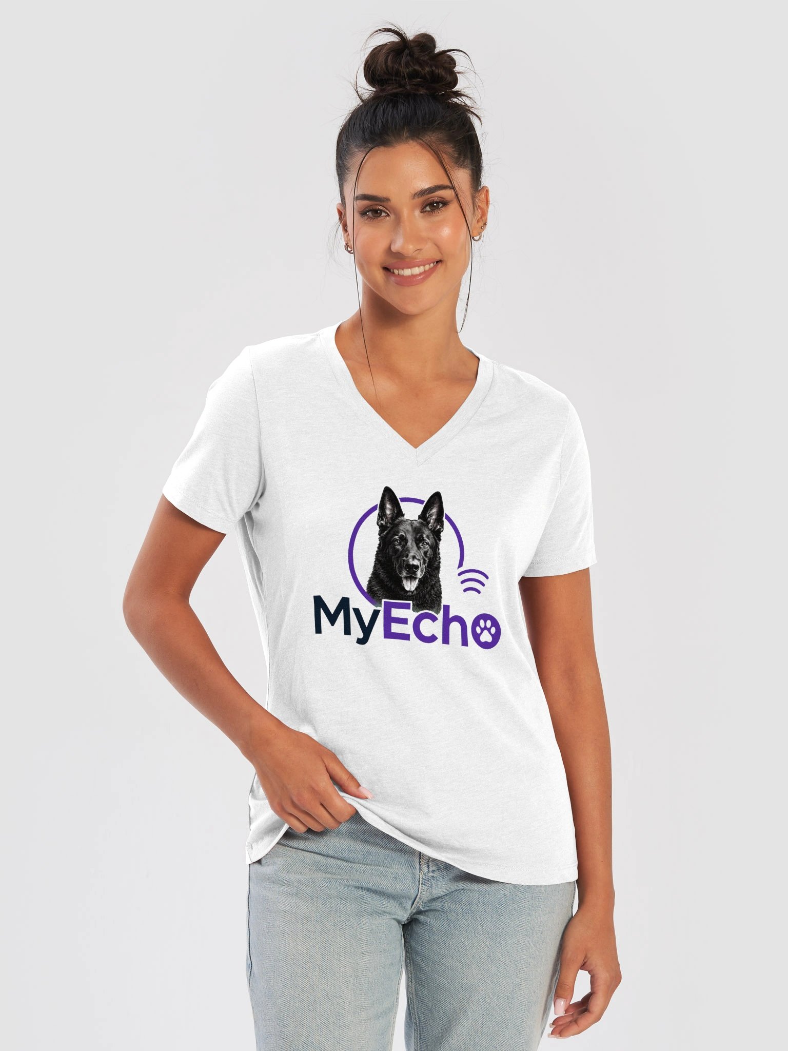MyEcho Women's V-Neck T-Shirt product image (10)