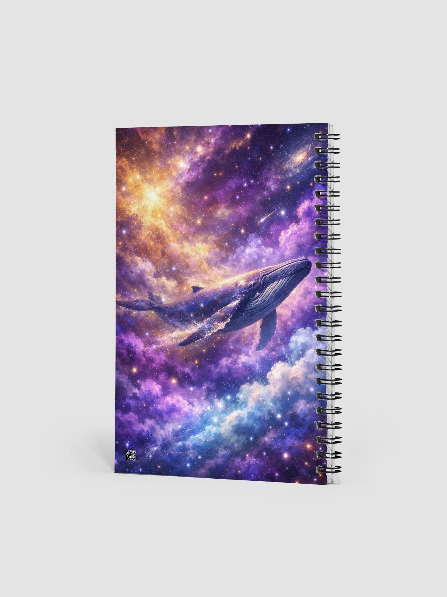 Celestial Whale Dreams Spiral Notebook product image (2)