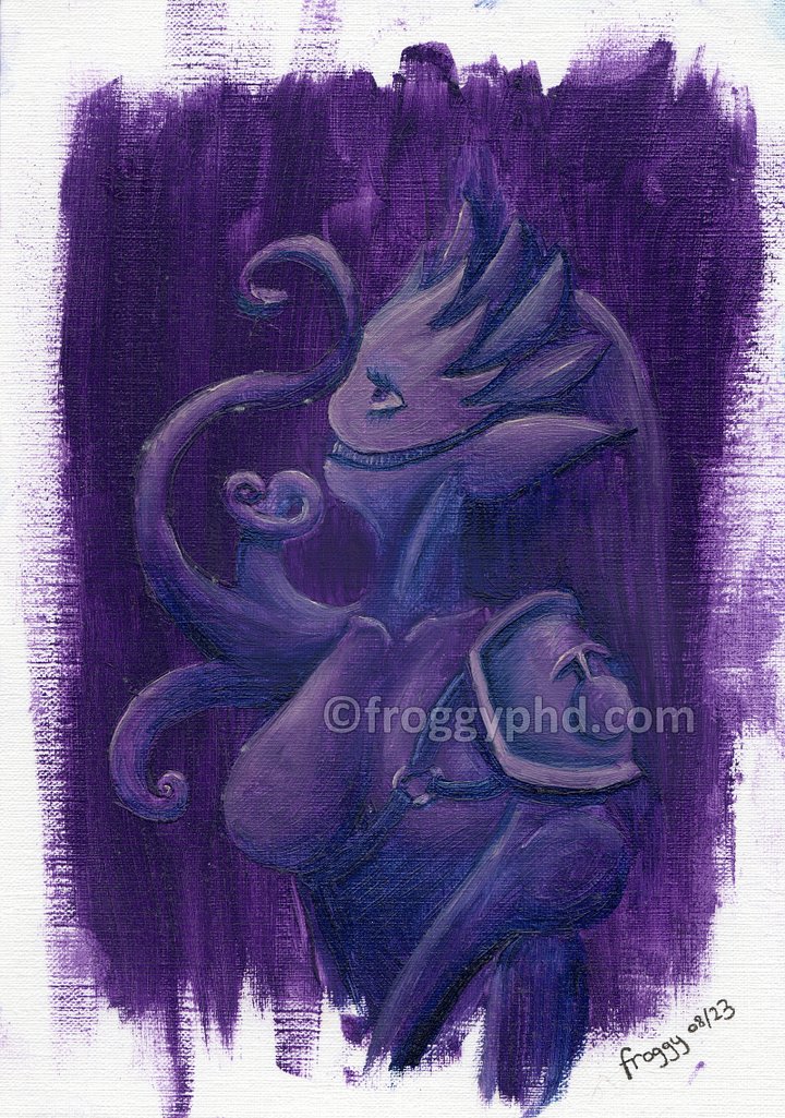Purple Lady Print product image (1)